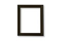 One black frame on a wall Royalty Free Stock Photo