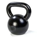 One Black Kettlebell Royalty Free Stock Photo