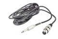 One black microphone cable