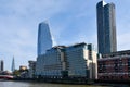 One Blackfriars, landmark in London at the banks of river Thames