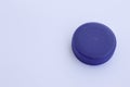 Only one blue plastic bottle cap isolated Royalty Free Stock Photo