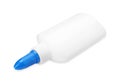 One bottle of glue isolated on white Royalty Free Stock Photo