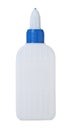 One bottle of glue isolated on white Royalty Free Stock Photo