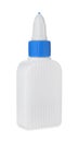 One bottle of glue isolated on white Royalty Free Stock Photo