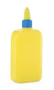 One bottle of glue isolated on white Royalty Free Stock Photo