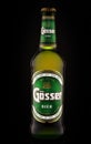St.Petersburg, Russia - May 2018 - Bottle of Gosser lager beer.