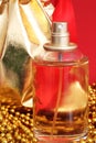 One bottle of perfume Royalty Free Stock Photo