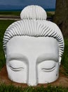 One of 10,000 Buddha Heads Royalty Free Stock Photo