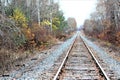 Autumn rail way