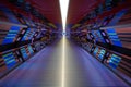 One Canada Square Tunnel in London, England Royalty Free Stock Photo