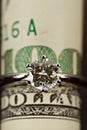 One carat diamond ring Royalty Free Stock Photo