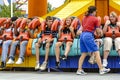 Cedar Point Amusement Park ride Royalty Free Stock Photo