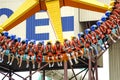Cedar Point Amusement Park ride Royalty Free Stock Photo