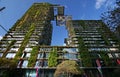 One Central Park by Jean Nouvel, Sydney, Australia. Modern high-rise towers with botanical garden By Patrick Blanc.