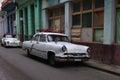 One of the characteristic vintage cars of Havana, Cuba Royalty Free Stock Photo