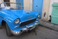 One of the characteristic vintage cars of Havana, Cuba Royalty Free Stock Photo