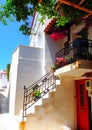 One of the charms of Mykonos, Greek island in the heart of the cyclades, are its narrow streets