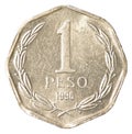 One chilean peso coin