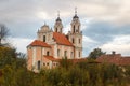 One of the churches in Vilnius Royalty Free Stock Photo