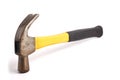 One claw hammer isolated on a plain white Royalty Free Stock Photo