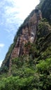 One of the cliff sides in Harau 50 town