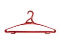 One clotheshanger isolated Royalty Free Stock Photo