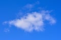 One Cloud Blue Sky Royalty Free Stock Photo