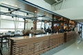 One of the coffee shop area in Juanda Airport, Surabaya, Indonesia Royalty Free Stock Photo