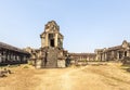 One of the corner entries of the outside structure, Siem Riep, Cambodia.