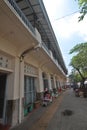 One corner fruit hawker stalls around Pasar Gede Surakarta Royalty Free Stock Photo