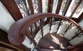 One corner of the stairs inside the tower grand mosque. Mosque of Surakarta, Central Java Indonesia Royalty Free Stock Photo