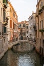 One of the countless beautiful small canals Royalty Free Stock Photo