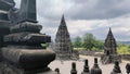One of the courtyards of prambanan temple