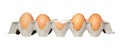 One cracked egg Royalty Free Stock Photo