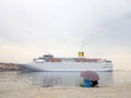 Costa Crociere. Cruise ship anchored in Trieste