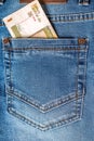 One Cuban peso convertibles in jeans pocket