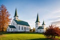 One of Dalarna\'s finest buildings is the Stora Tuna church.