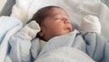 One day old newborn baby boy Royalty Free Stock Photo