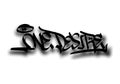 ONE DESIRE word graffiti tag style