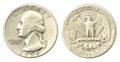 One Dime Coin of USA of 1946 Royalty Free Stock Photo