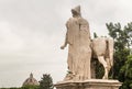 One of the Dioscuri knights. Piazza del Campidoglio. Rome Royalty Free Stock Photo