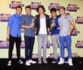 Niall Horan, Liam Payne, Harry Styles and Louis Tomlinson and Zayn Malik Royalty Free Stock Photo