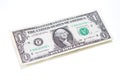 One dollar bill Royalty Free Stock Photo