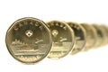 One dollar coin pattern