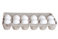 One dozen eggs Royalty Free Stock Photo