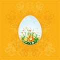 One easter eggs, vector Royalty Free Stock Photo