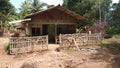 one of the empty houses used by residents on Sanghiang Island. left by the owner