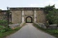 One of the entrance gate of Srirangapatna Fort, built by the Timmanna Nayaka in 1454, the fort came to prominence during the rule Royalty Free Stock Photo