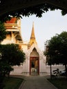 One of the entrance gates of the Royal Cemetery of the Wat Ratchabophit temple in Bangkok