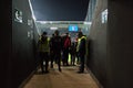 One of the entrance for the supporters to Stadio Friuli